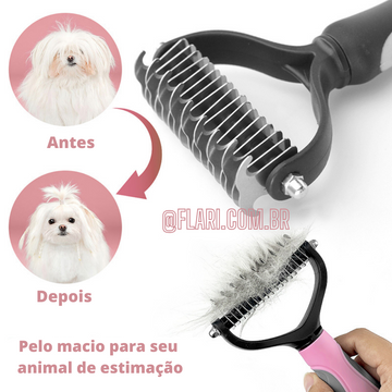 Escova Removedora de Pelos Para Pet